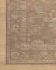 Chris Loves Julia X Loloi Louisa LOI-04 Taupe/Gold Area Rug Corner Image