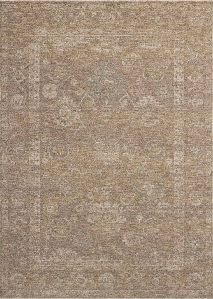 Chris Loves Julia X Loloi Louisa LOI-04 Taupe/Gold Area Rug main image