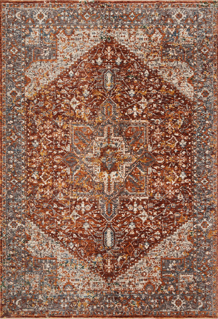 Loloi Lourdes LOU-02 Rust / Multi Area Rug main image