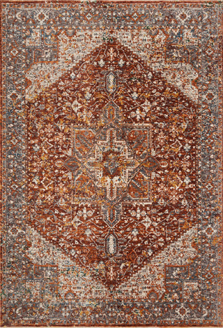 Loloi Lourdes LOU-02 Rust / Multi Area Rug main image