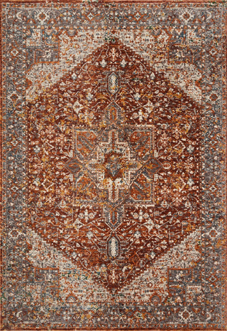 Loloi Lourdes LOU-02 Rust / Multi Area Rug Main Image