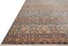 Loloi Lourdes LOU-03 Stone / Multi Area Rug Corner Image