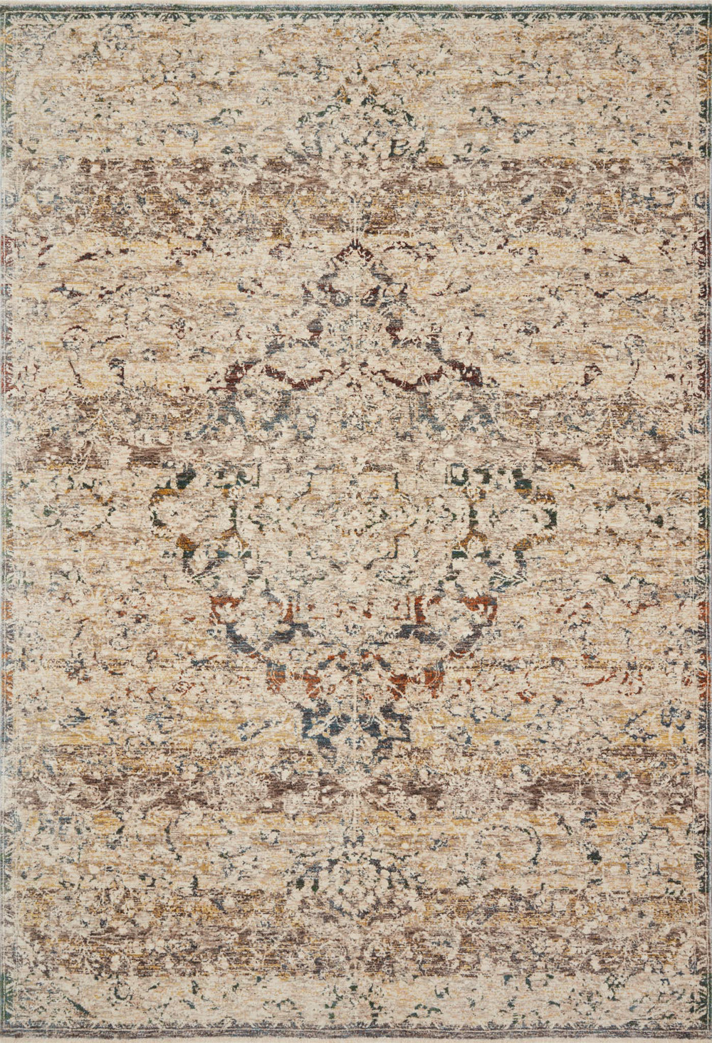 Loloi Lourdes LOU-06 Ivory/Multi Area Rug