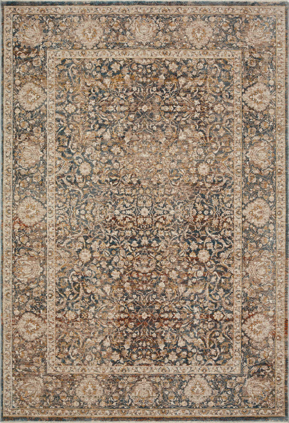 Loloi Lourdes LOU-08 Charcoal/Ivory Area Rug