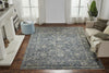 Ancient Boundaries Legato LEG-808 Blue Area Rug Lifestyle Image Feature