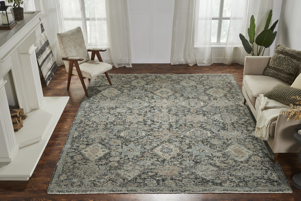 Ancient Boundaries Legato LEG-809 Grey Area Rug Lifestyle Image Feature