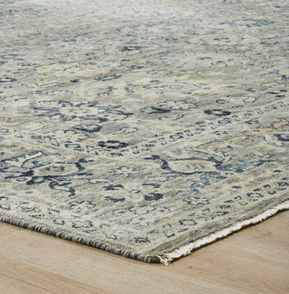 Ancient Boundaries Legato LEG-814 Antique Grey Area Rug Corner Image