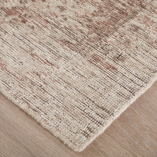 Feizy Loralai 8A66F Red/Ivory Area Rug Corner Image with Rug Pad