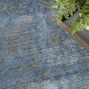 Nourison Luxurious LRS01 Blue Area Rug Corner Image