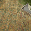Nourison Luxurious LRS01 Olive Area Rug Corner Image