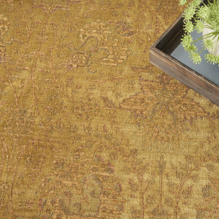 Nourison Luxurious LRS02 Gold Area Rug Floor Image