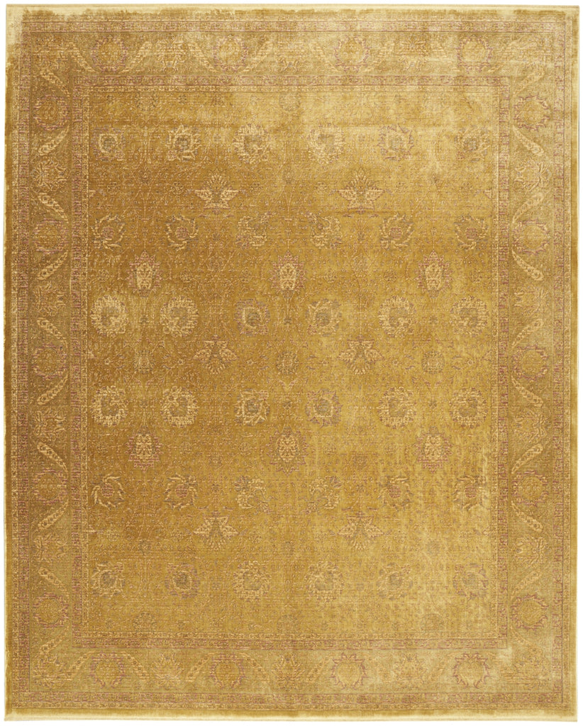 Nourison Luxurious LRS02 Gold Area Rug 8x10 main image
