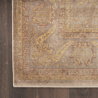 Nourison Luxurious LRS02 Taupe Area Rug Detail Image
