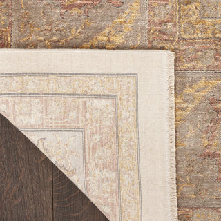 Nourison Luxurious LRS02 Taupe Area Rug Corner Image