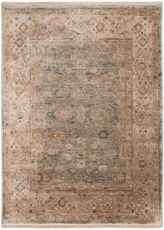Nourison Luxurious LRS03 Ivory Blue Area Rug Main Image