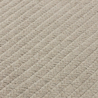 Colonial Mills Sunbrella Solid LS14 Ash Area Rug Closeup Image