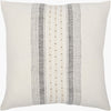 Surya Linen Stripe Embellished LSP-001 Cream main image