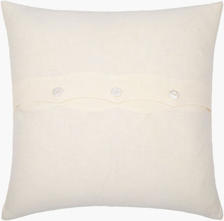 Surya Linen Stripe Embellished LSP-001 Cream 