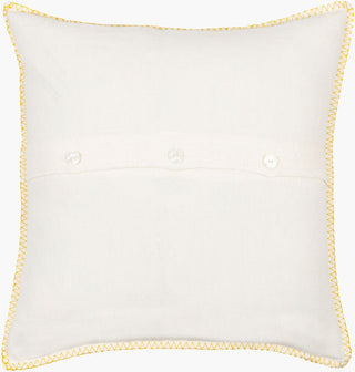 Surya Linen Stripe Embellished LSP-002 Cream 