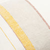 Surya Linen Stripe Embellished LSP-002 Cream Detail