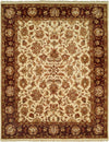 Kalaty Lateef LT-803 Ivory/Burgundy Area Rug