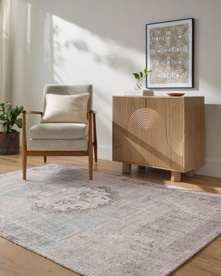 Livabliss Luton LTN-2300 Mauve Area Rug Room Scene