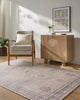 Livabliss Luton LTN-2301 Dusty Rose Area Rug Room Scene