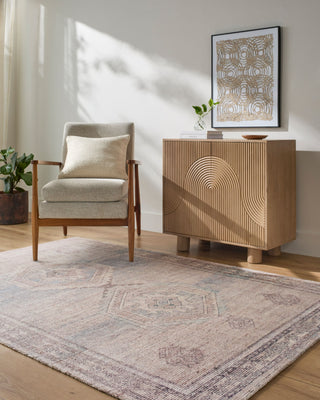 Livabliss Luton LTN-2301 Dusty Rose Area Rug Room Scene