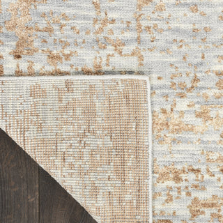 Nourison Luna LUN01 Blue Mocha Area Rug by Reserve Collection 