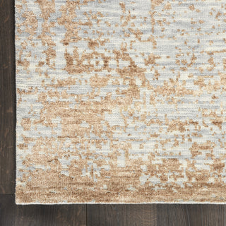 Nourison Luna LUN01 Blue Mocha Area Rug by Reserve Collection 