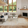 Nourison Luna LUN01 Blue Mocha Area Rug by Reserve Collection 