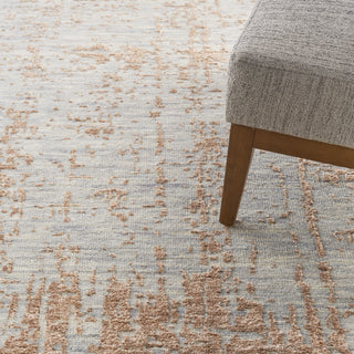 Nourison Luna LUN01 Blue Mocha Area Rug by Reserve Collection 