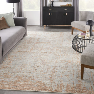 Nourison Luna LUN01 Blue Mocha Area Rug by Reserve Collection 