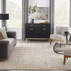 Nourison Luna LUN01 Blue Mocha Area Rug by Reserve Collection 