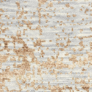 Nourison Luna LUN01 Blue Mocha Area Rug by Reserve Collection 