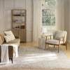 Nourison Luna LUN01 Blue Mocha Area Rug by Reserve Collection 