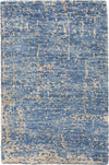 Nourison Luna LUN01 Dark Blue Mocha Area Rug by Reserve Collection