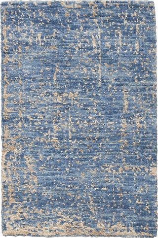 Nourison Luna LUN01 Dark Blue Mocha Area Rug by Reserve Collection