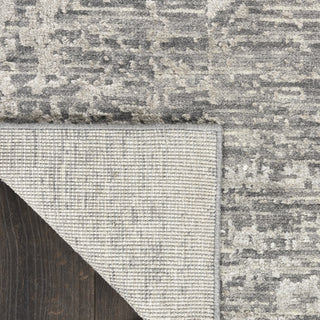 Nourison Luna LUN01 Grey Silver Area Rug by Reserve Collection 