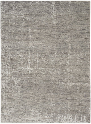 Nourison Luna LUN01 Grey Silver Area Rug by Reserve Collection 