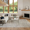 Nourison Luna LUN01 Grey Silver Area Rug by Reserve Collection 