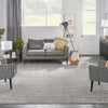 Nourison Luna LUN01 Grey Silver Area Rug by Reserve Collection 