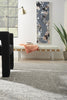 Nourison Luna LUN01 Grey Silver Area Rug by Reserve Collection 