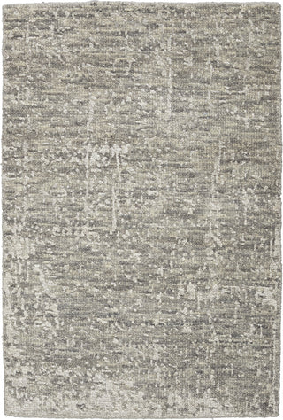 Nourison Luna LUN01 Grey Silver Area Rug by Reserve Collection