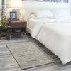 Nourison Luna LUN01 Grey Silver Area Rug by Reserve Collection