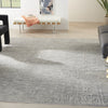 Nourison Luna LUN01 Grey Silver Area Rug by Reserve Collection 