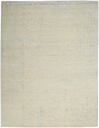 Nourison Luna LUN01 Ivory Silver Blue Area Rug by Reserve Collection 