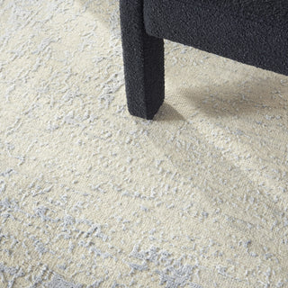 Nourison Luna LUN01 Ivory Silver Blue Area Rug by Reserve Collection 