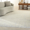 Nourison Luna LUN01 Ivory Silver Blue Area Rug by Reserve Collection