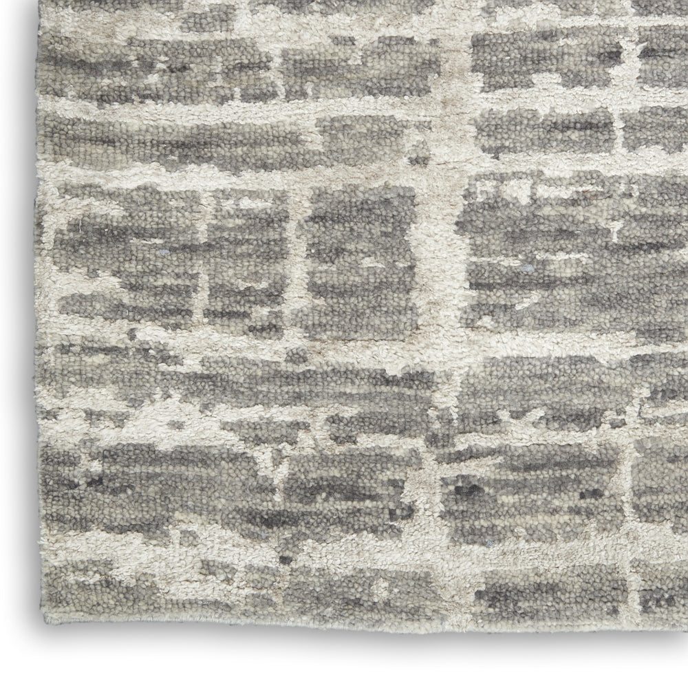 Nourison Luna LUN02 Grey Silver Area Rug by Reserve Collection